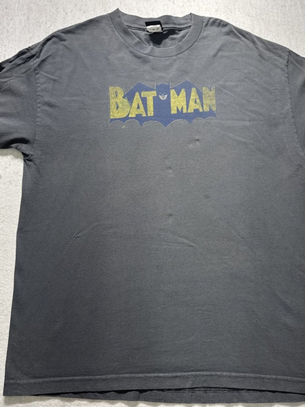 Batman Vintage 90s DC Comics Fader Logo Tee XL